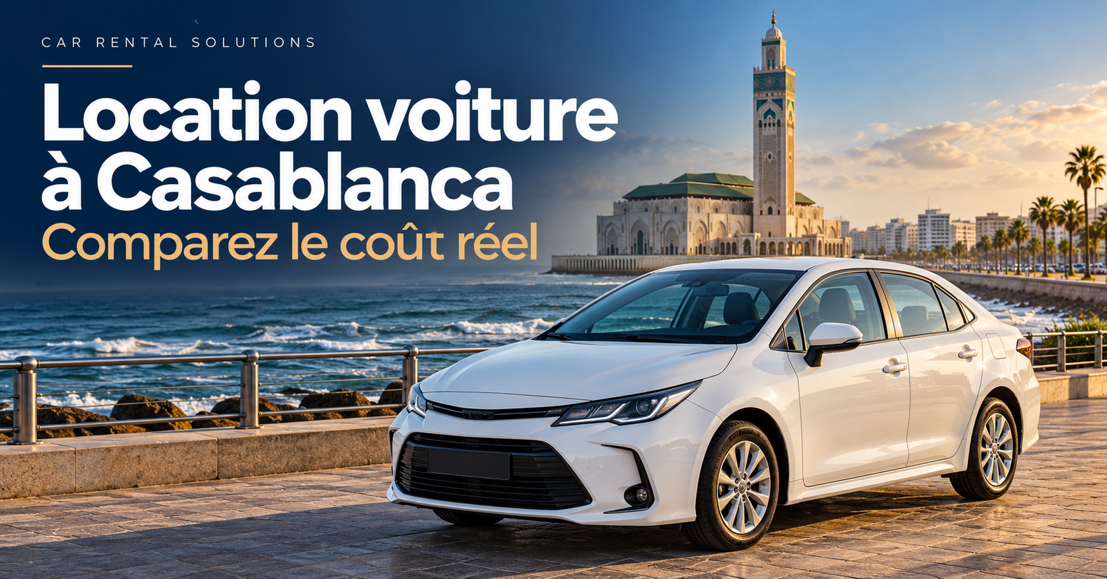 Location de voiture pas chère à Casablanca : comment comparer le coût total ?